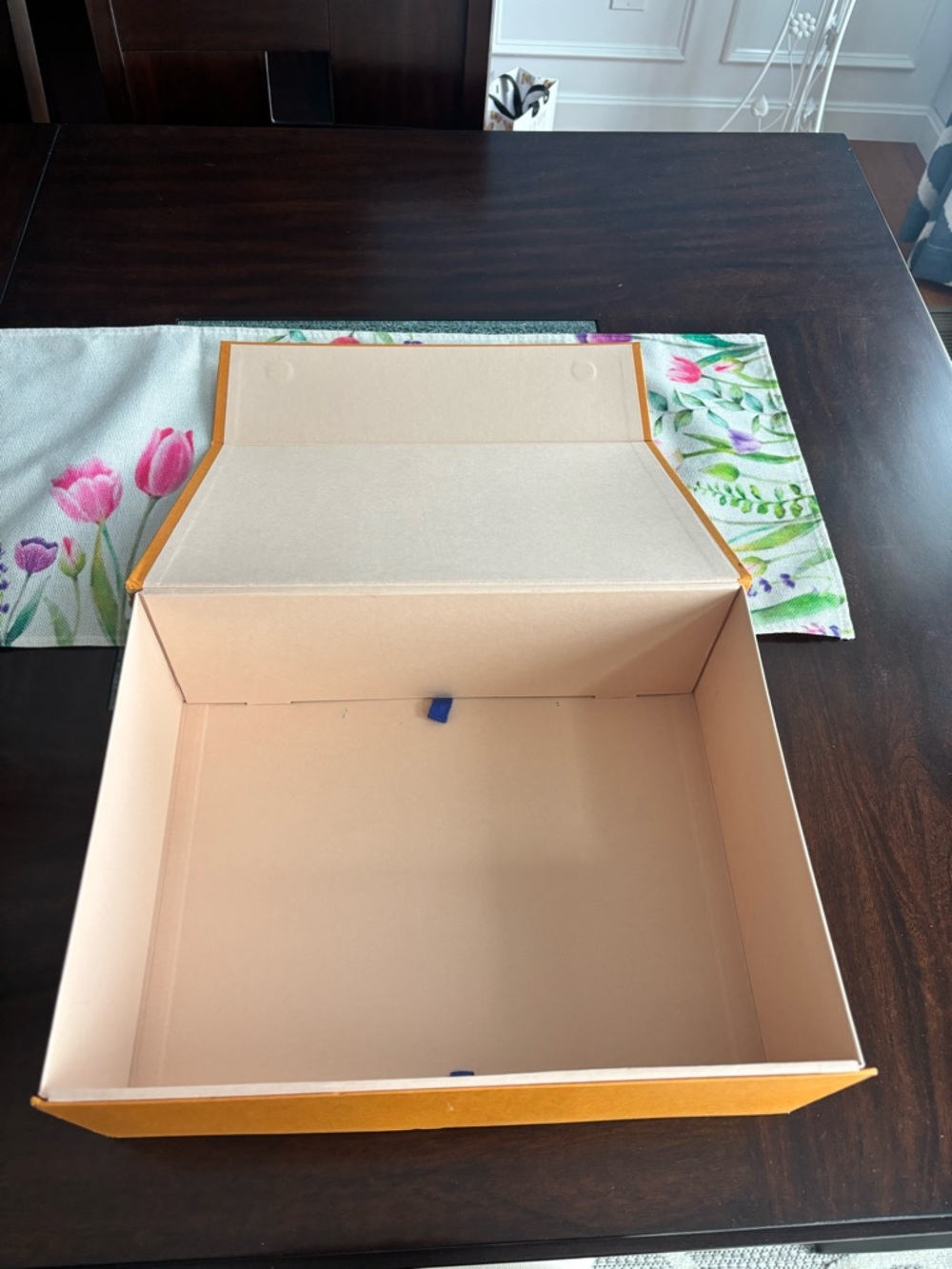 Louis Vuitton Orange and Black Logo Gift Box - Picture 2 of 4